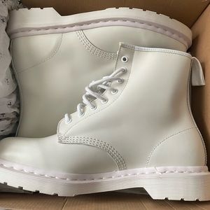ALL WHITE Dr Martens 1460 Boot